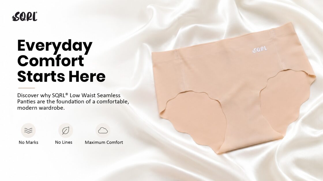 SQRL® Low Waist Seamless Panties: Everyday Comfort Starts Here