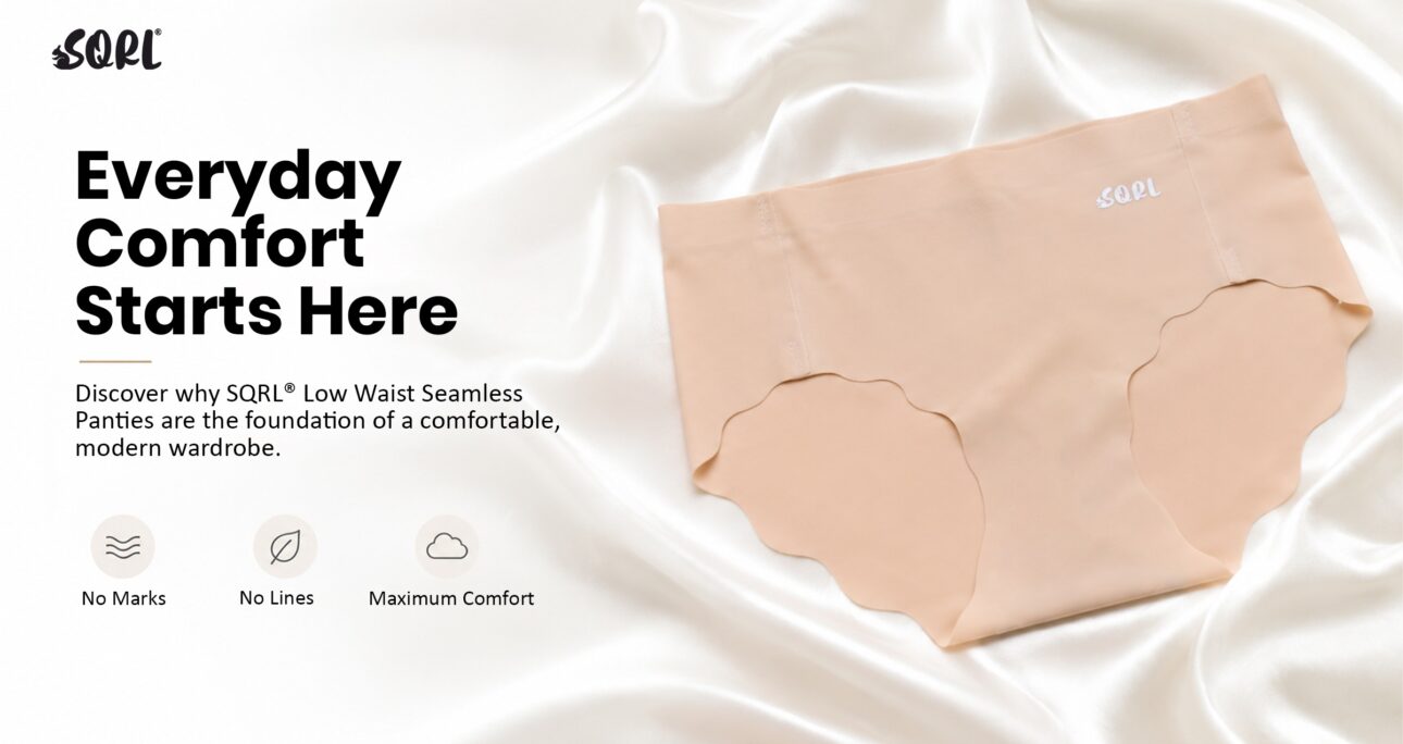 SQRL® Low Waist Seamless Panties: Everyday Comfort Starts Here